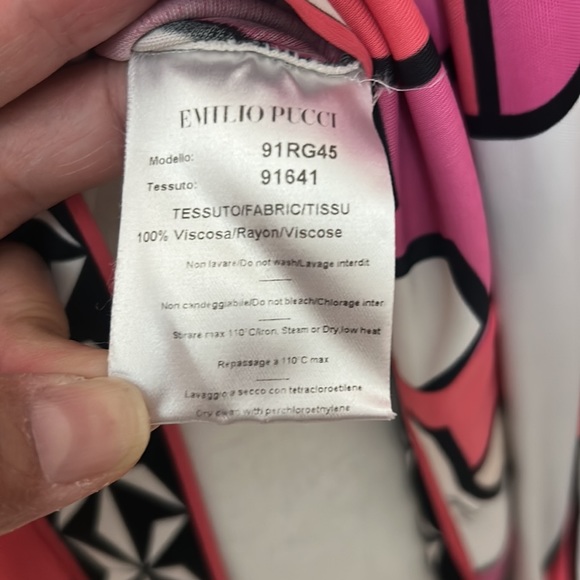 Vintage Emilio Pucci Print Dress - Picture 5 of 6